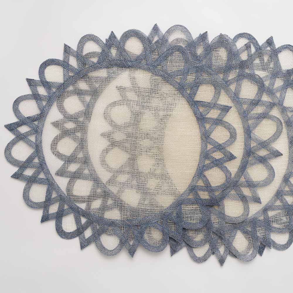 Pomegranate Inc.-Light Blue Starburst Placemat | Set of 4
