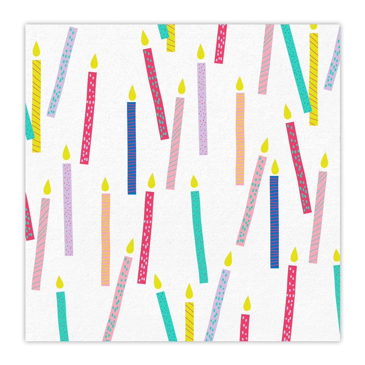 Slant Collections-cocktail napkin candles