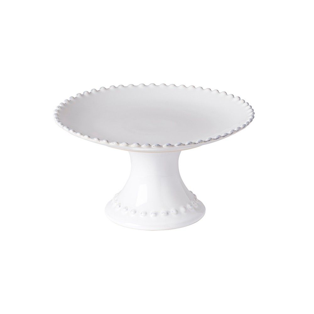 Costa Nova-FOOTED PLATE 9" PEARL