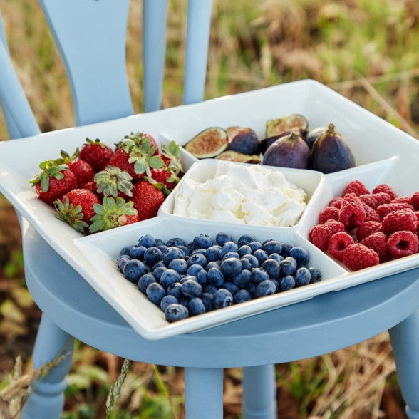 Casafina-Appetizer Tray sq White