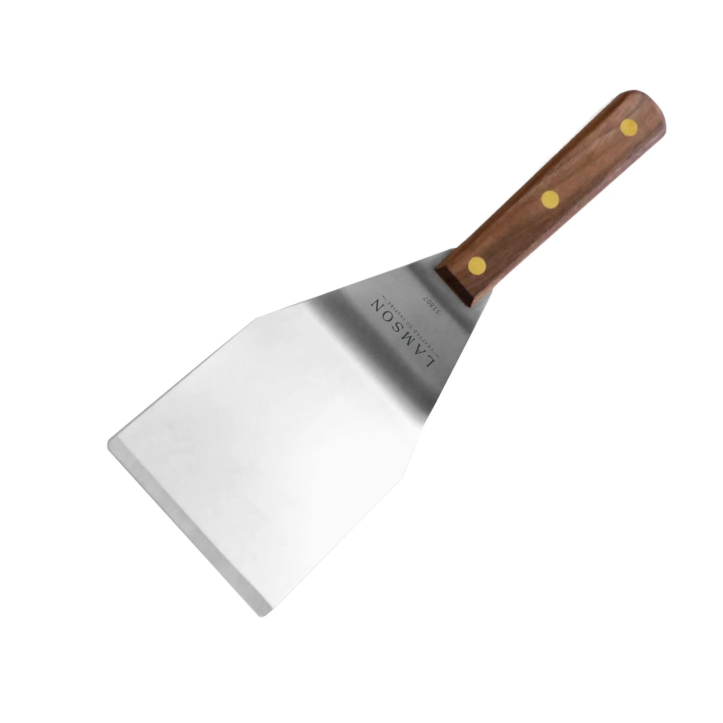 Lamson-HAMBURGER TURNERS WITH WALNUT HANDLES – 4″X 5″