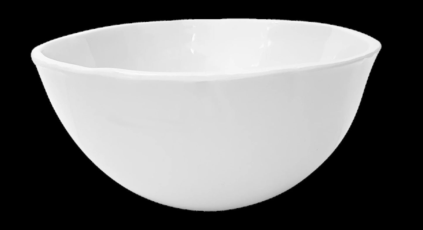 Relish-stacking and serving bowl 9” white