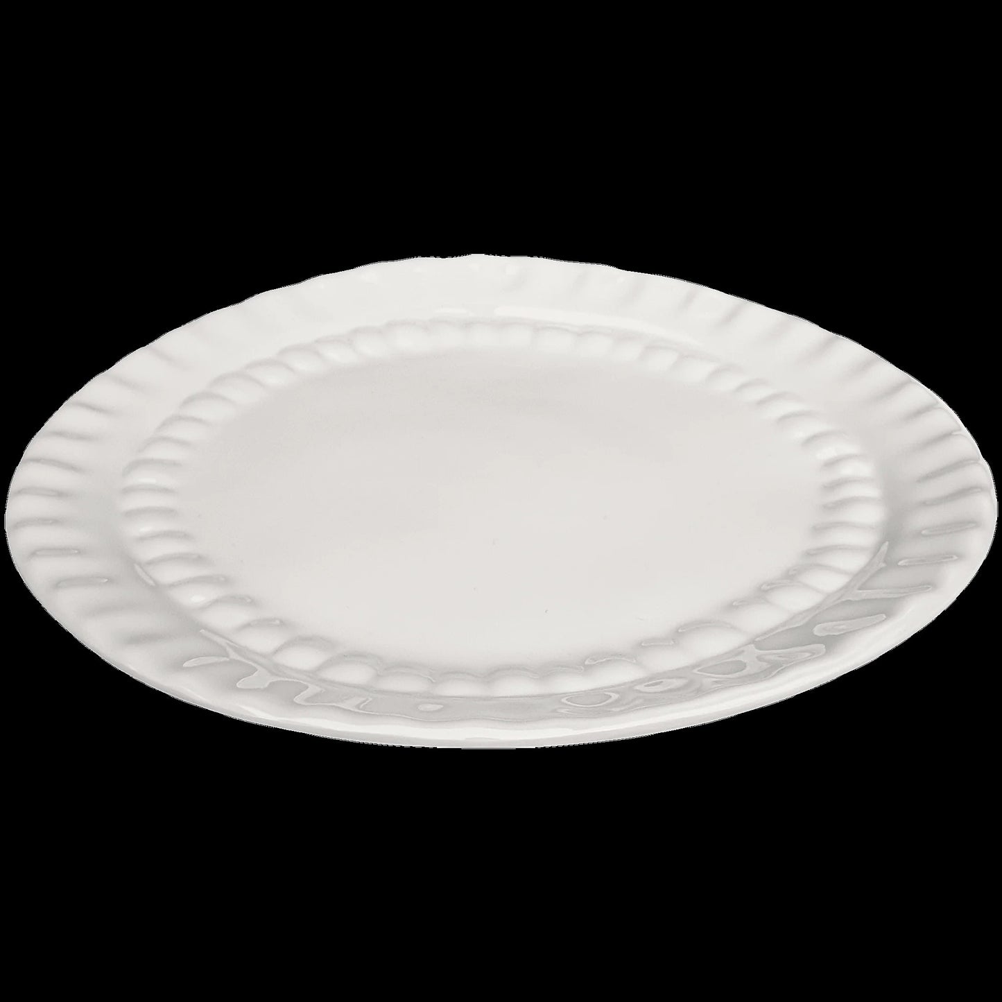 Relish-canapé plate set 4 white