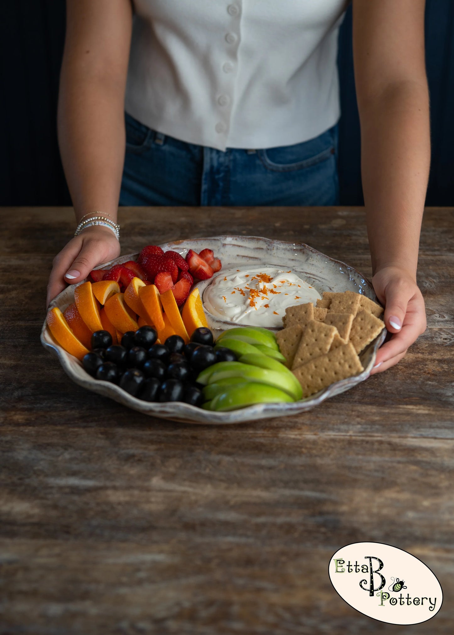 Etta B - Fruit and Dip Platter Botanical