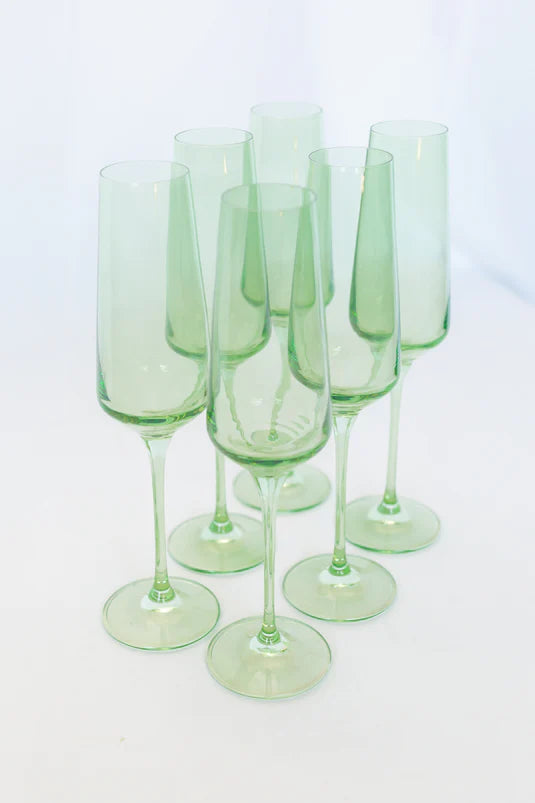Estelle-champagne flute set/6
