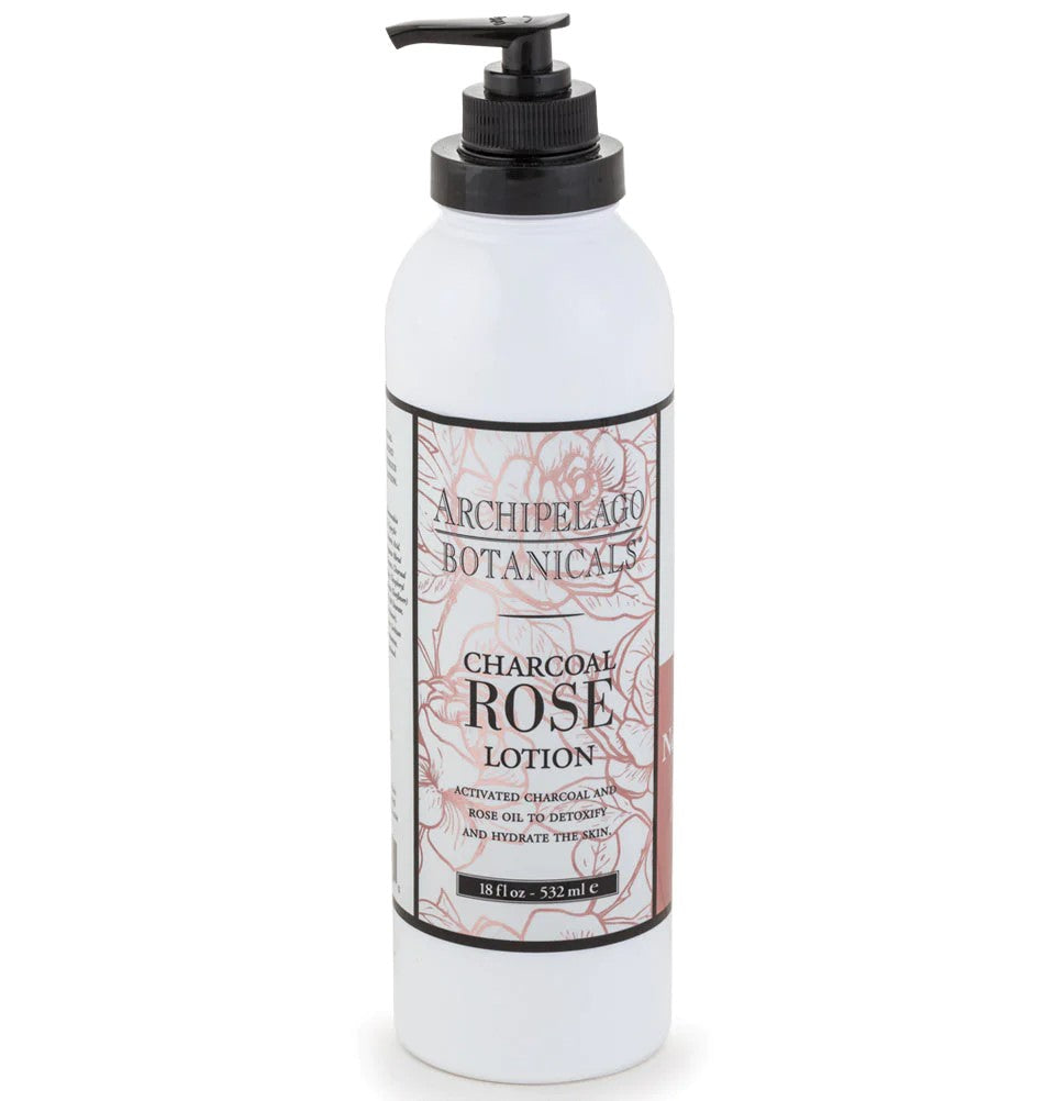Archipelago-Charcoal Rose Body Lotion 18oz