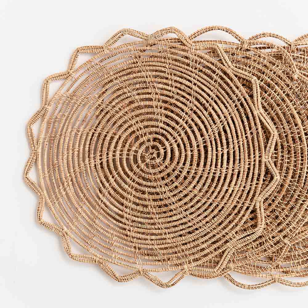 Pomegranate Inc- Bamboo cane placemat set/4