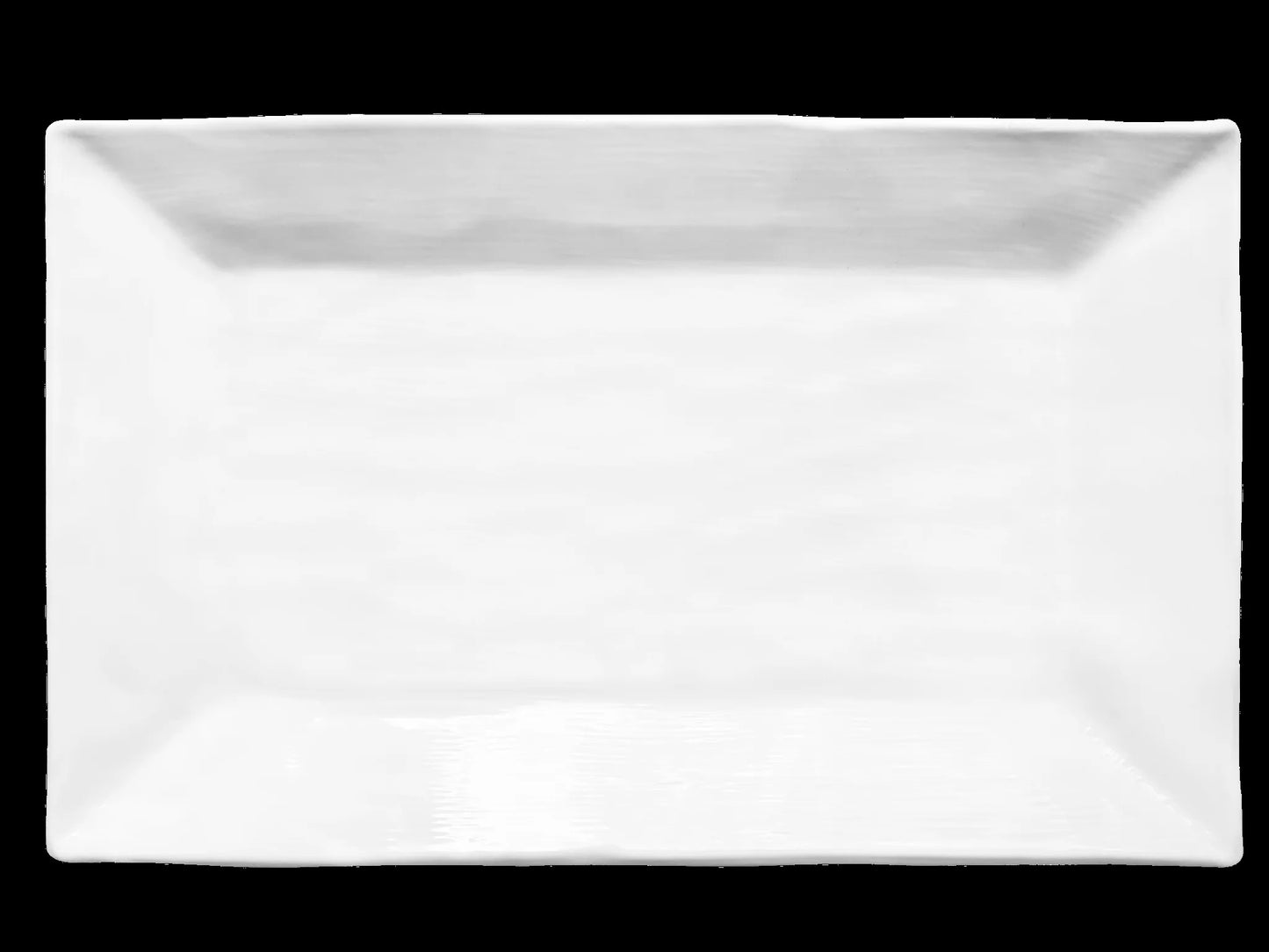 Relish-large rectangle serving platter white