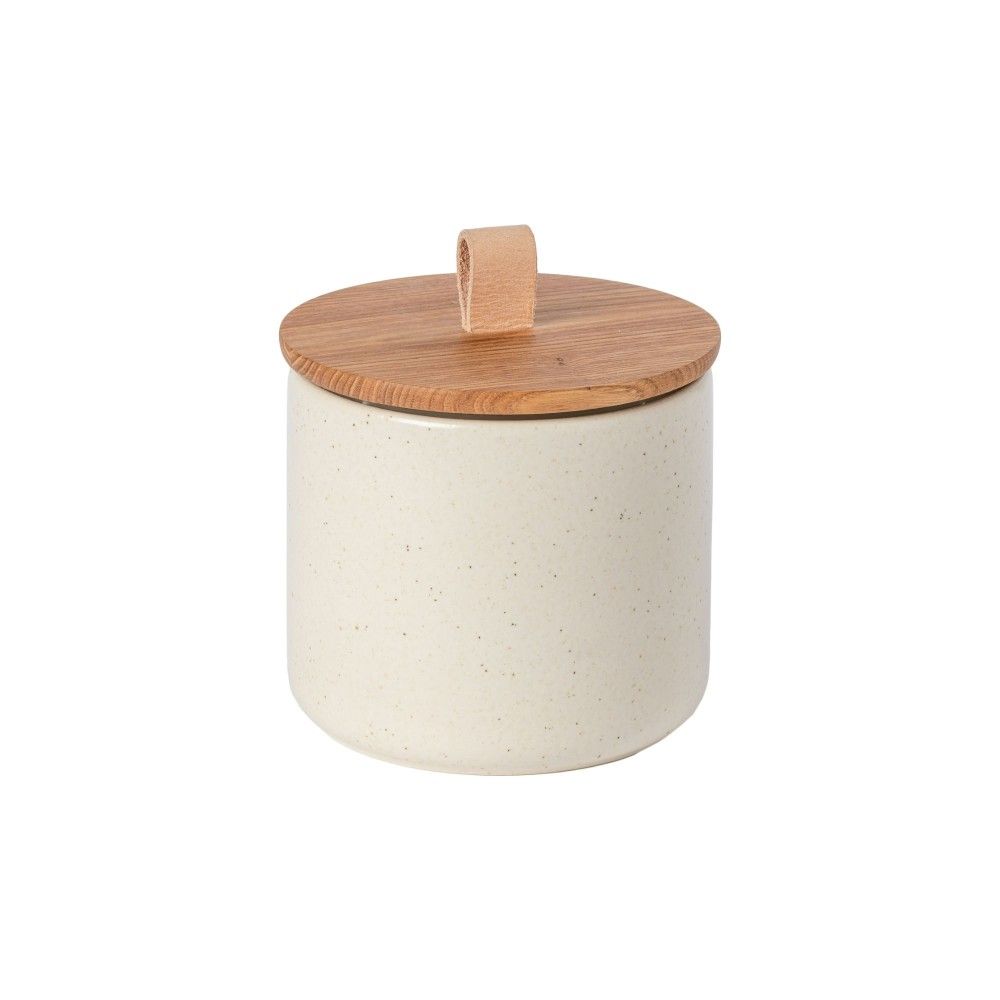 Casafina-Pacifica 6" canister with wood top