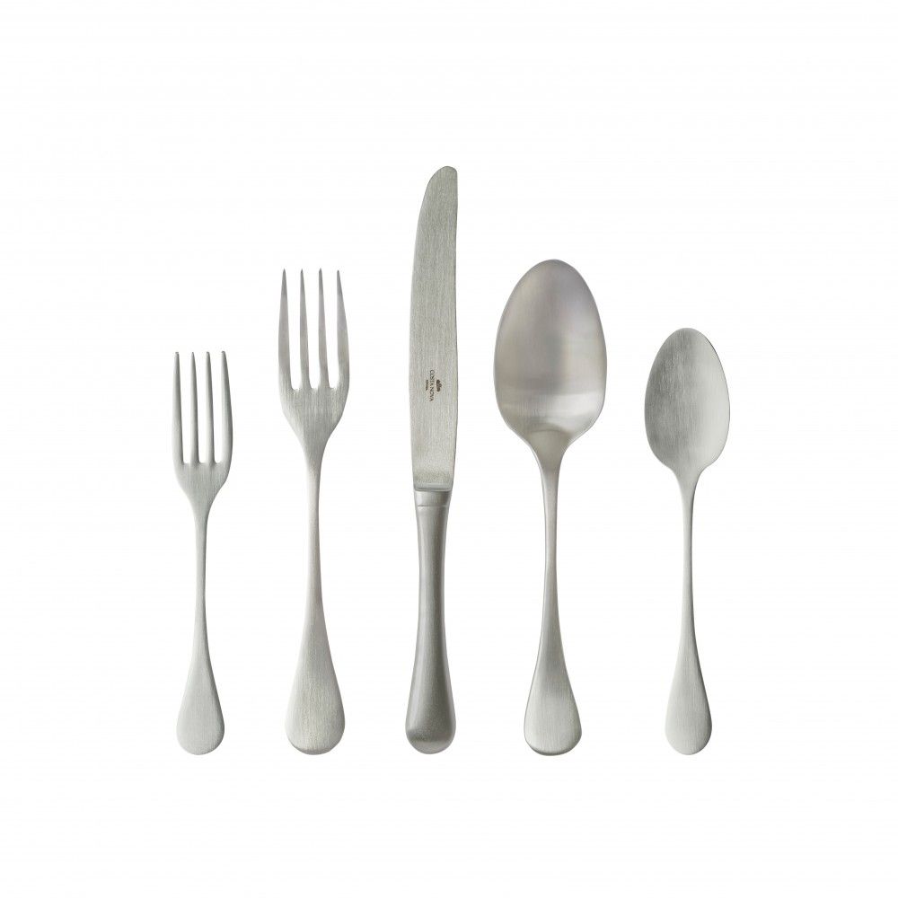 Costa Nova-Antigo brushed flatware set
