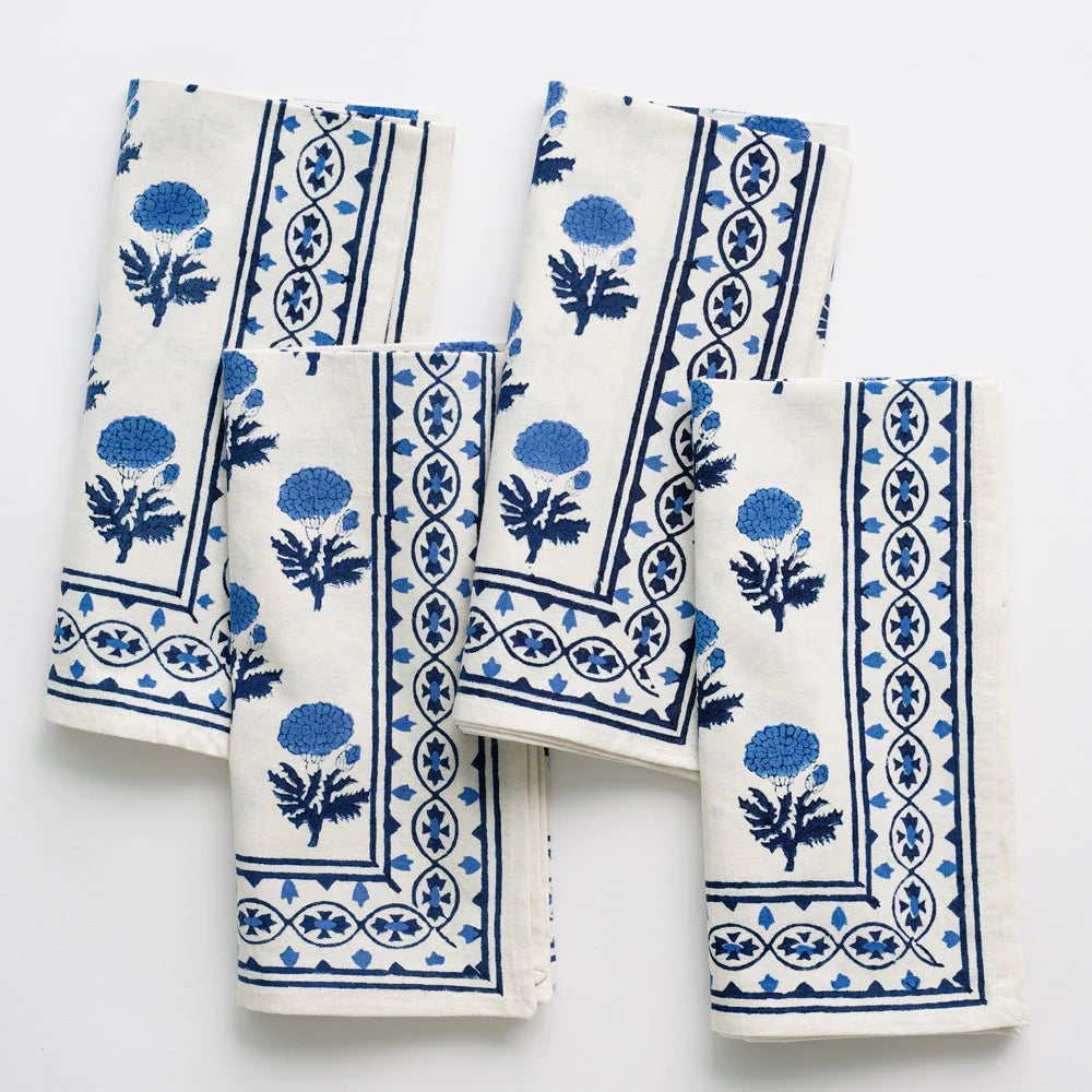 Pomegranate Inc.-Gaya Cobalt Napkin | Set of 4
