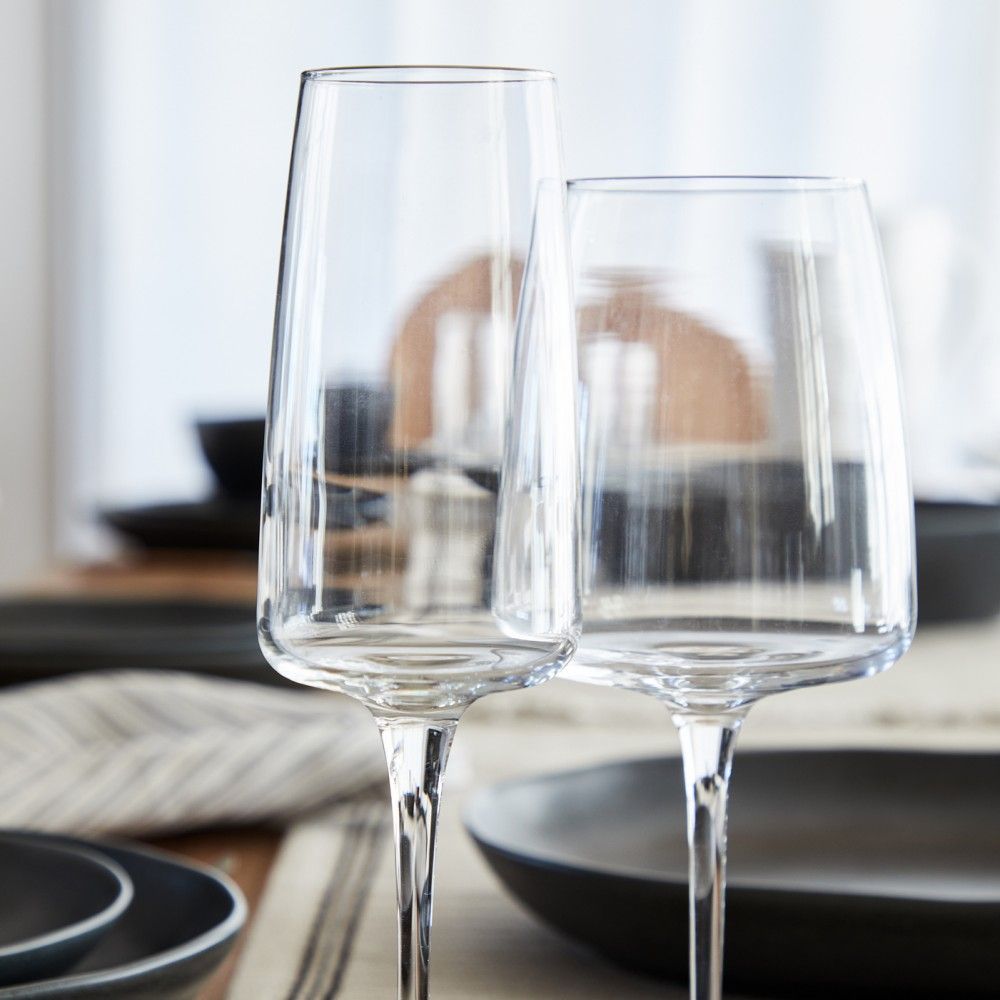 Costa Nova-Vine flute 9oz glass