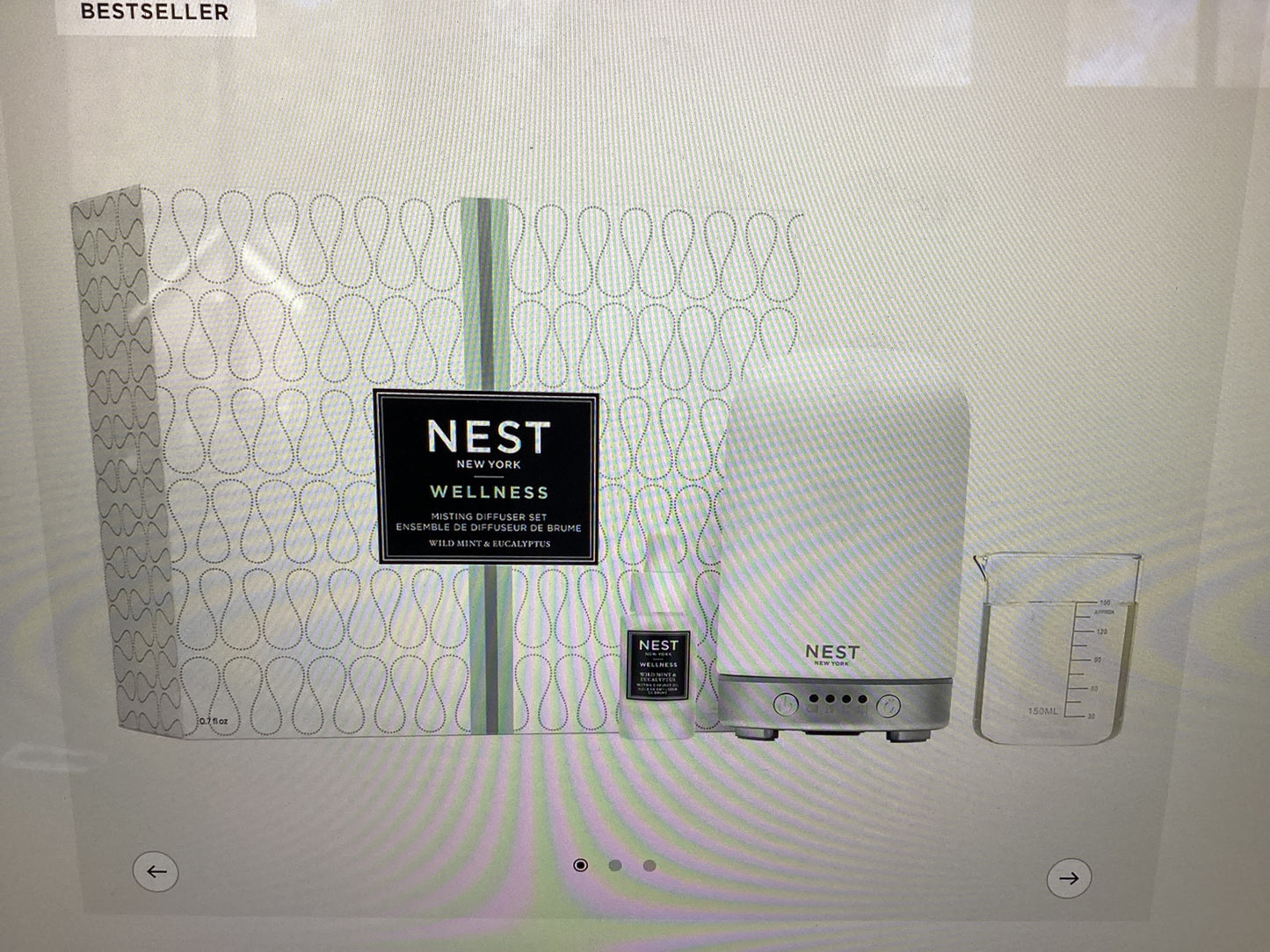 Nest-misting diffuser