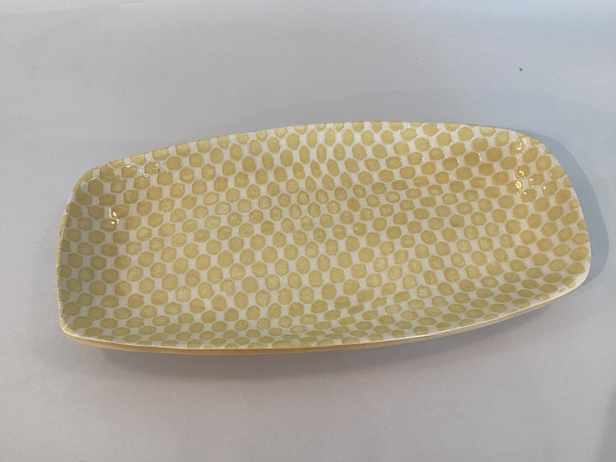 Terrafirma-Small Oblong Dot Pattern in Butter