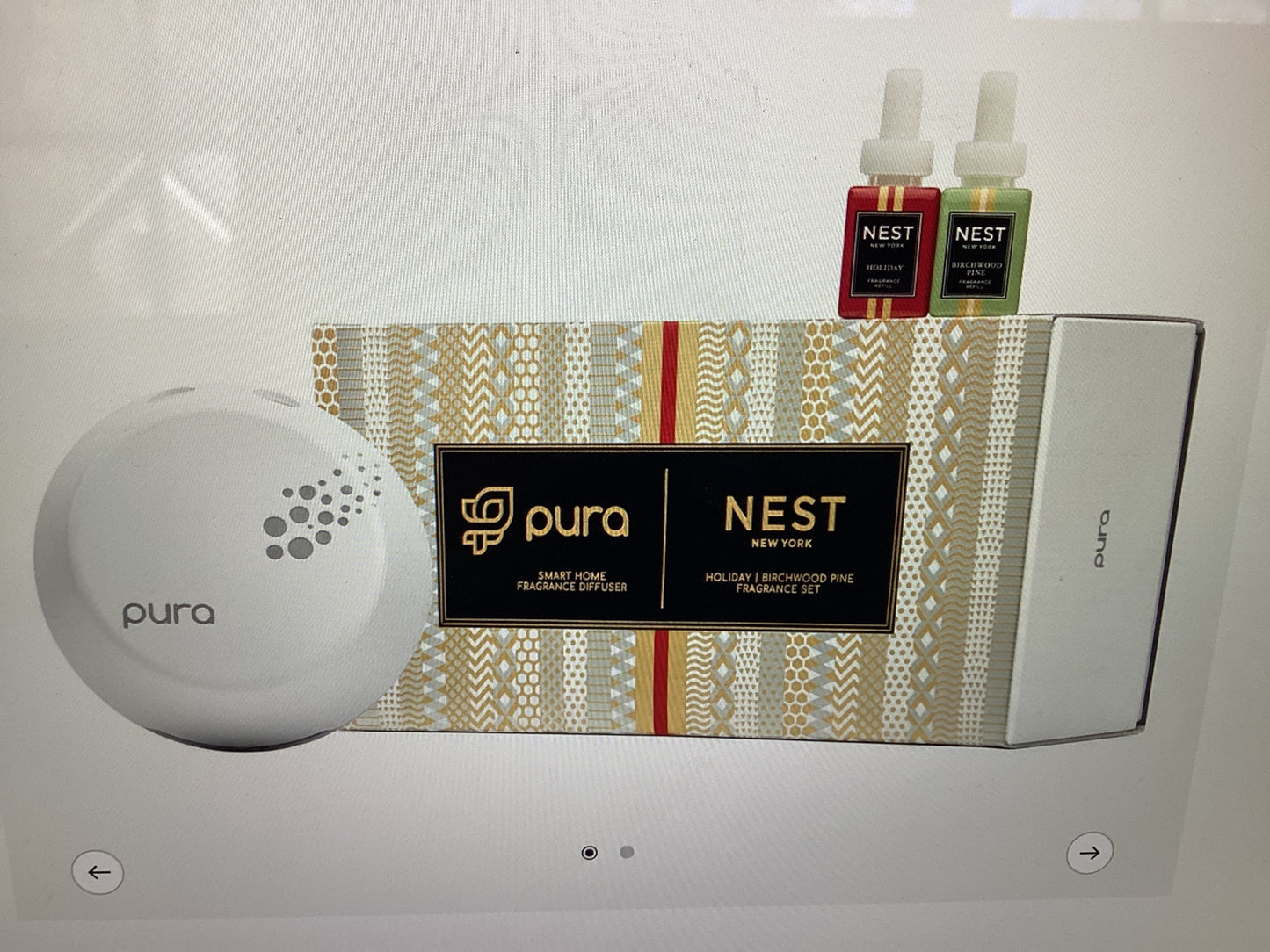 Nest-pura festive diffuser set