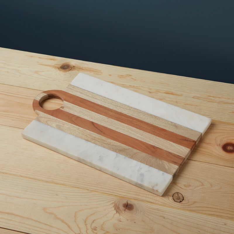 Be home-Moa Marble & Wood Rectangular Board