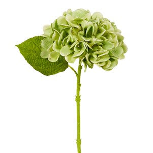 Raz-13" Real Touch Green Hydrangea Stem