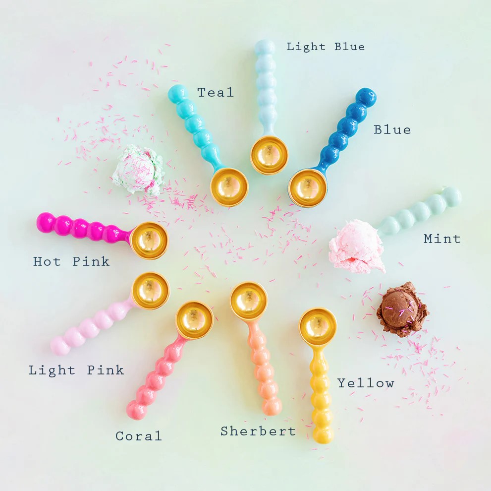 Glitterville-Ice Cream Scoop various colors