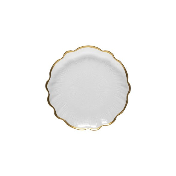 Casafina-Francesca Gold Edged Salad Plate