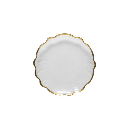 Casafina-Francesca Gold Edged Salad Plate