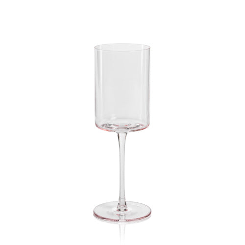 Zodax-Fruttuoso Wine Glass- Light Pink