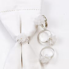 The Royal Standard-Spring Bouquet napkin rings set/4