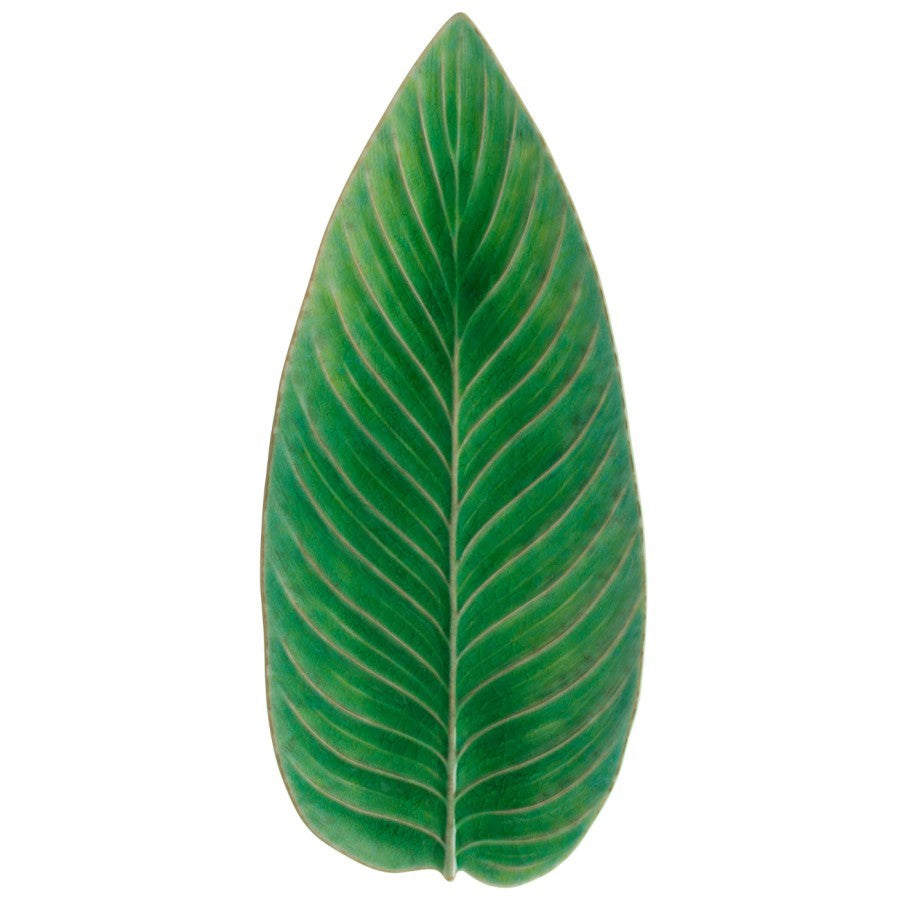 Costa Nova-Riviera Leaf Platter VEA401