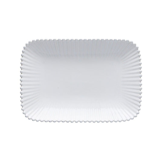 Costa Nova-RECT. PLATTER 12" PEARL