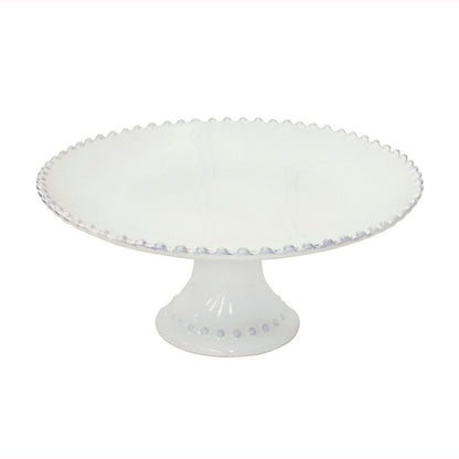 Costa Nova-FOOTED PLATE 11" PEARL