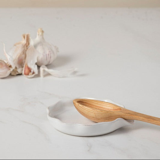 Casafina Cook & Host-Ruffled Spoon Rest White