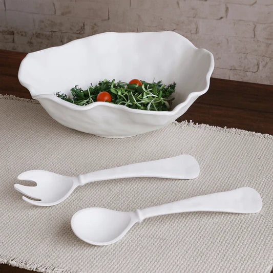 Beatriz Ball- VIDA Nube Large Salad Servers (White)