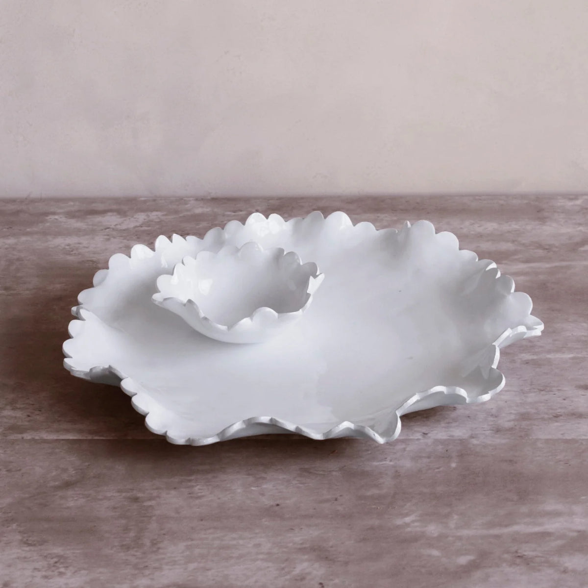 Beatriz Ball- Vida Colette Round Platter with Mini Dip Bowl