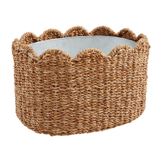 Mudpie-Woven Scallop Party Tub