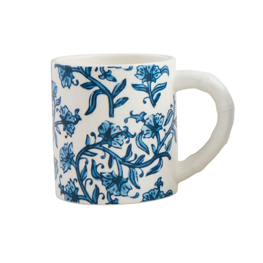 Mudpie-Cornflower Block Print Mug