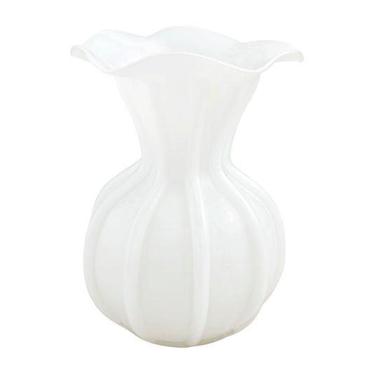 Mudpie-Ruffled Glass Vases Large