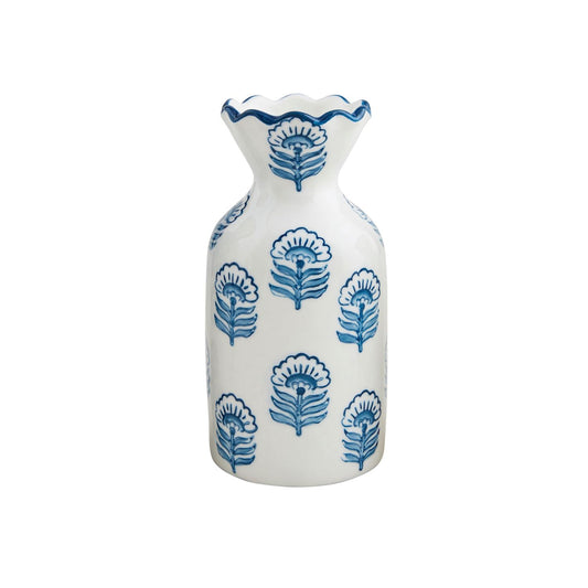 Mudpie-Buti Block Print Bud Vase