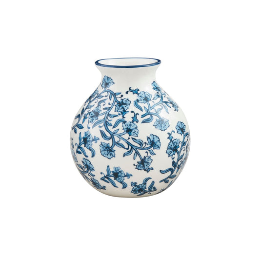 Mudpie-Cornflower Block Print Vase