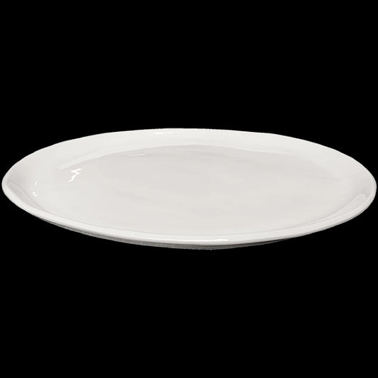 Relish-Simple round dinner white