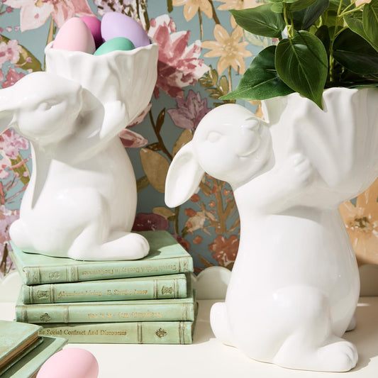 Two's Company-Easter Bunny Cachepot Planter 2 sizes