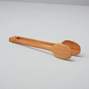Be Home - Teak Oval Tongs, Small