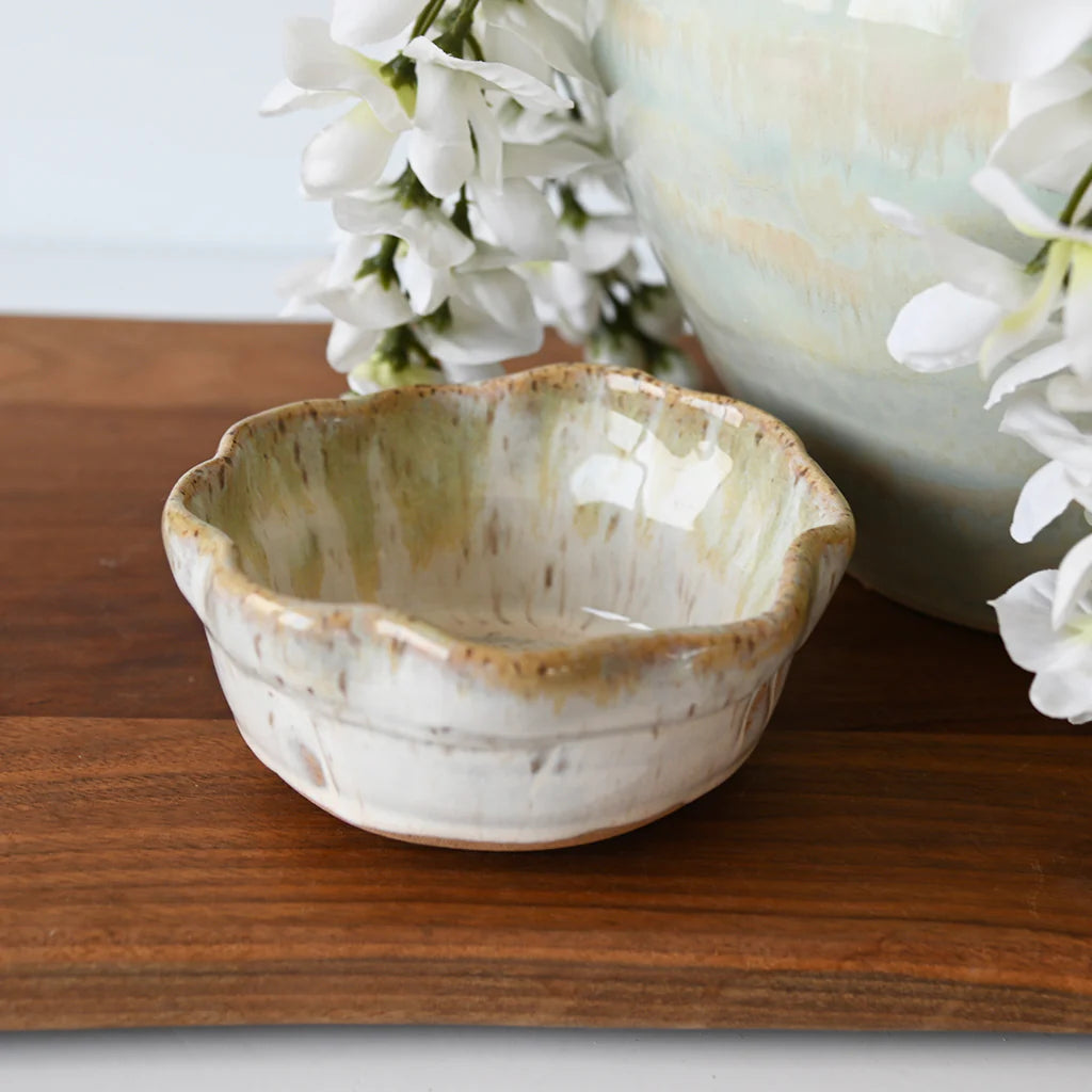 Etta B- Ruffled Salsa Bowl