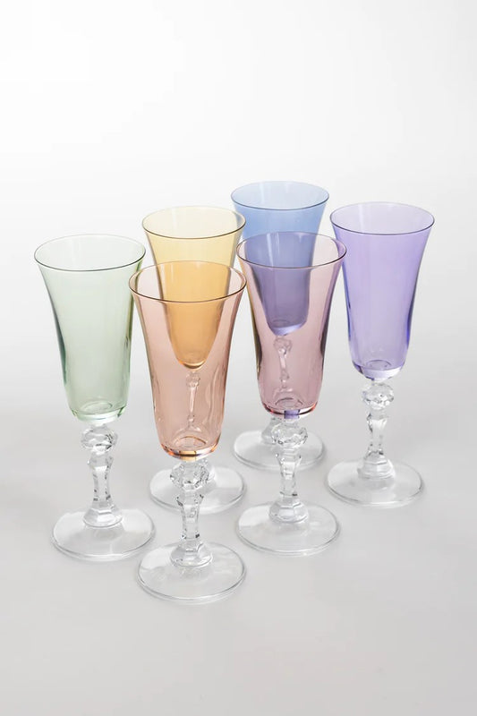 Estelle-Limited edition Regal with clear stem Pastel