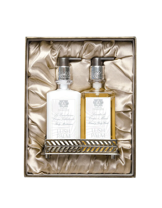 Antica Farmacista-Lush Palm Hand wash and Body Moisturizer gift set