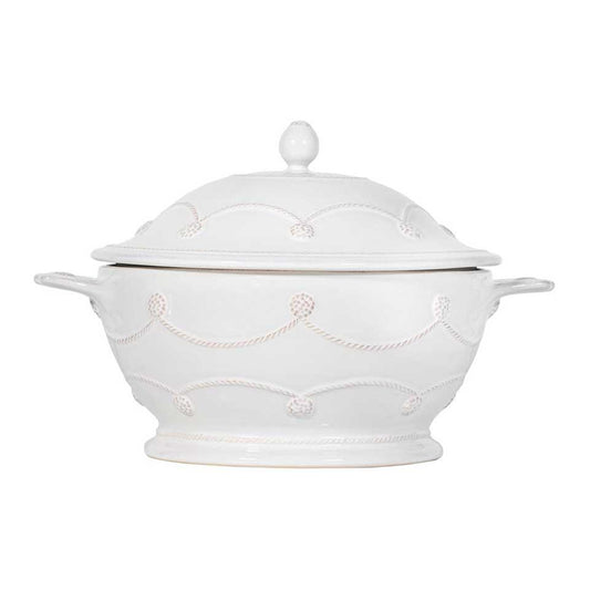 Juliska- Berry & Thread  Casserole with Lid - Whitewash