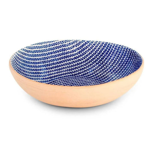 Terrafirma-Medium serving bowl strata cobalt