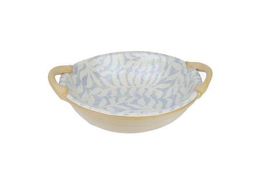 Terrafirma-9" Vegetable Bowl with Handles Opal