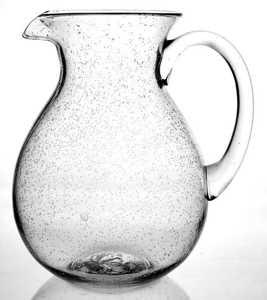 Tag-Bubble glass pitcher