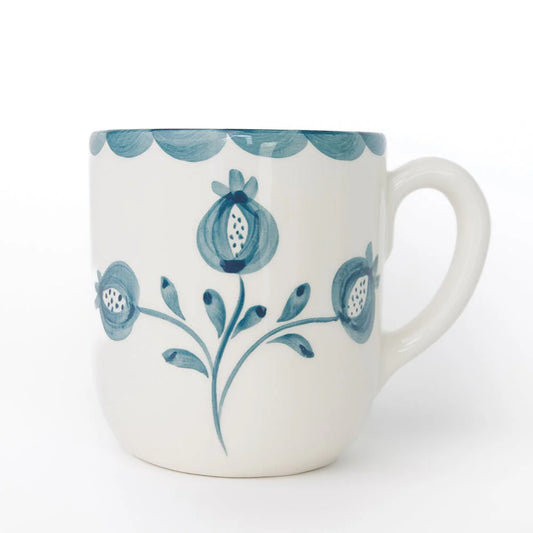 Pomegranate-Trio Vine Teal Mug