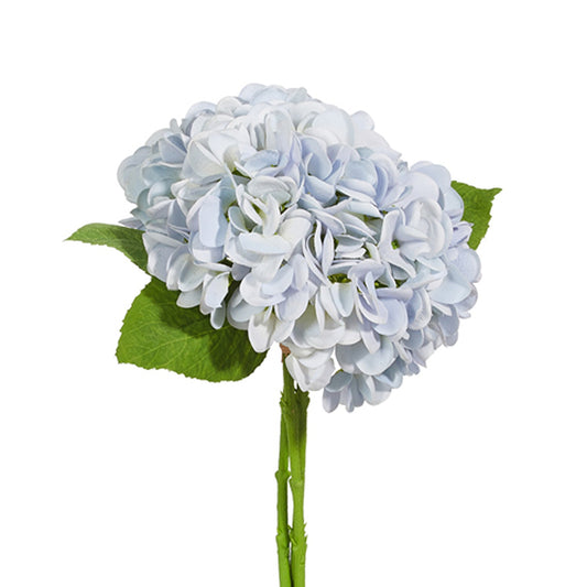 Raz-13" real touch light blue hydrangea bundle