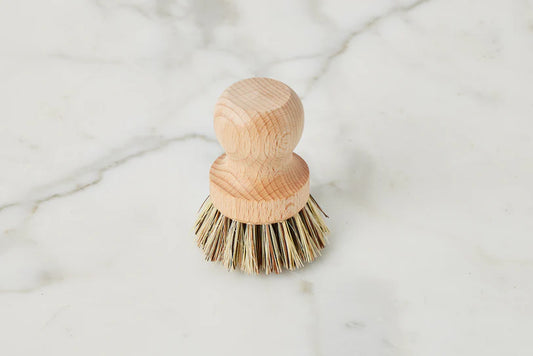 Etu Home-Pot and Ban Brush with Wooden Handle